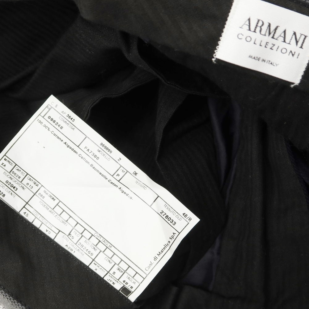 【中古】アルマーニ コレッツォーニ ARMANI COLLEZIONI コットン カジュアルスラックスパンツ ダークネイビー【 48 】【 状態ランクB 】【 メンズ 】
[BPD]