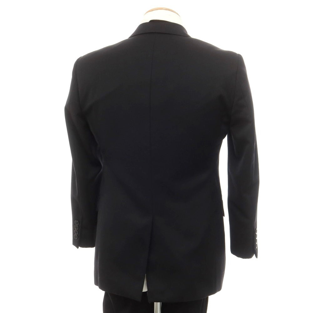 【中古】アザブテーラー azabu tailor ウール 2つボタンスーツ ブラック【 40/76 】【 状態ランクB 】【 メンズ 】