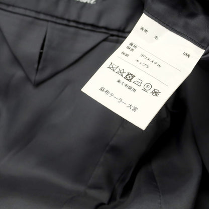 【中古】アザブテーラー azabu tailor ウール 2つボタンスーツ ブラック【 40/76 】【 状態ランクB 】【 メンズ 】