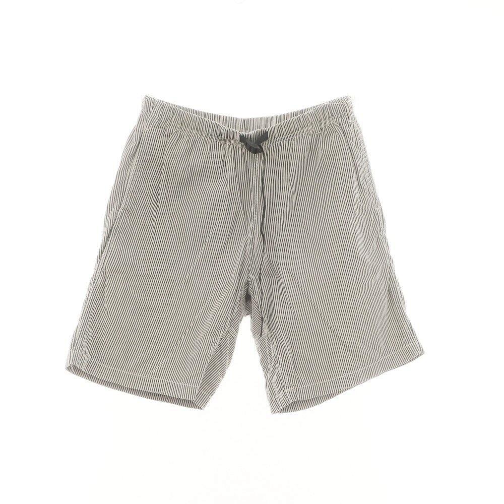 【中古】グラミチ Gramicci ストライプ ショートパンツ ネイビーxオフホワイト【 XL 】【 状態ランクB 】【 メンズ 】