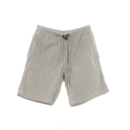 【中古】グラミチ Gramicci ストライプ ショートパンツ ネイビーxオフホワイト【 XL 】【 状態ランクB 】【 メンズ 】