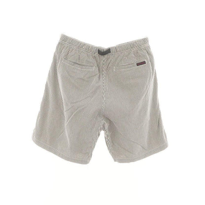 【中古】グラミチ Gramicci ストライプ ショートパンツ ネイビーxオフホワイト【 XL 】【 状態ランクB 】【 メンズ 】