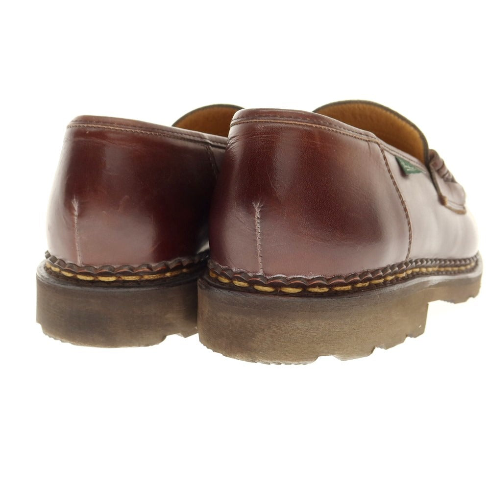 【中古】パラブーツ Paraboot REIMS ランス リスレザー ローファー ブラウン【 8 1/2F 】【 状態ランクB 】【 メンズ 】