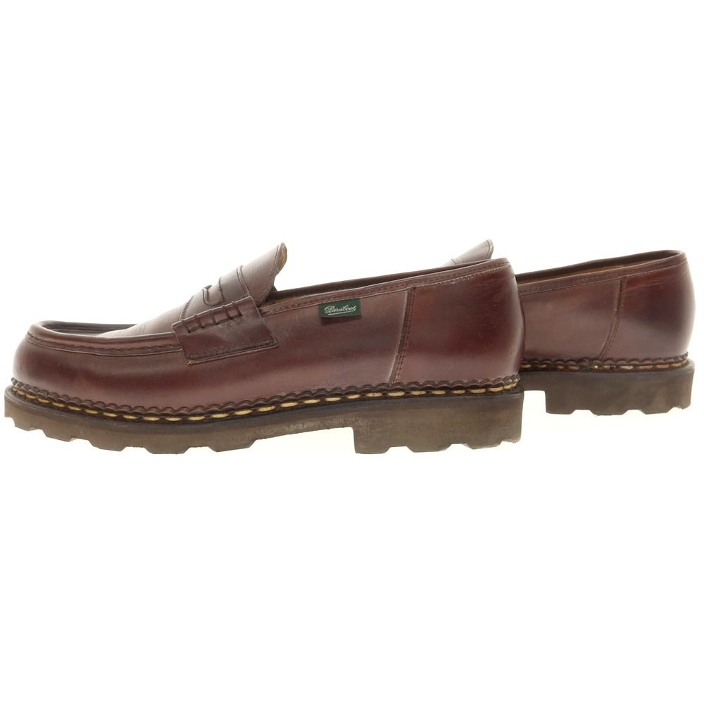 【中古】パラブーツ Paraboot REIMS ランス リスレザー ローファー ブラウン【 8 1/2F 】【 状態ランクB 】【 メンズ 】