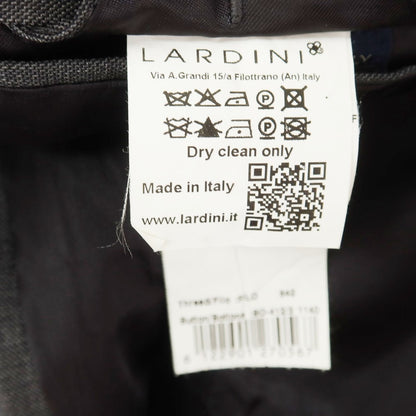 【中古】ラルディーニ LARDINI ストレッチウール 3つボタンスーツ ダークグレー【 52 】【 状態ランクB 】【 メンズ 】