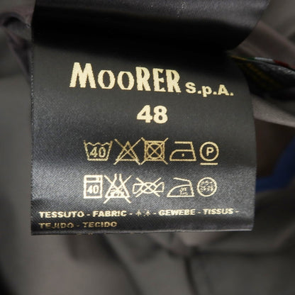 【中古】【未使用】ムーレー MOORER COPLAND-GF ポリエステル リバーシブル ステンカラーコート グレーxブラウン【 48 】【 状態ランクS 】【 メンズ 】