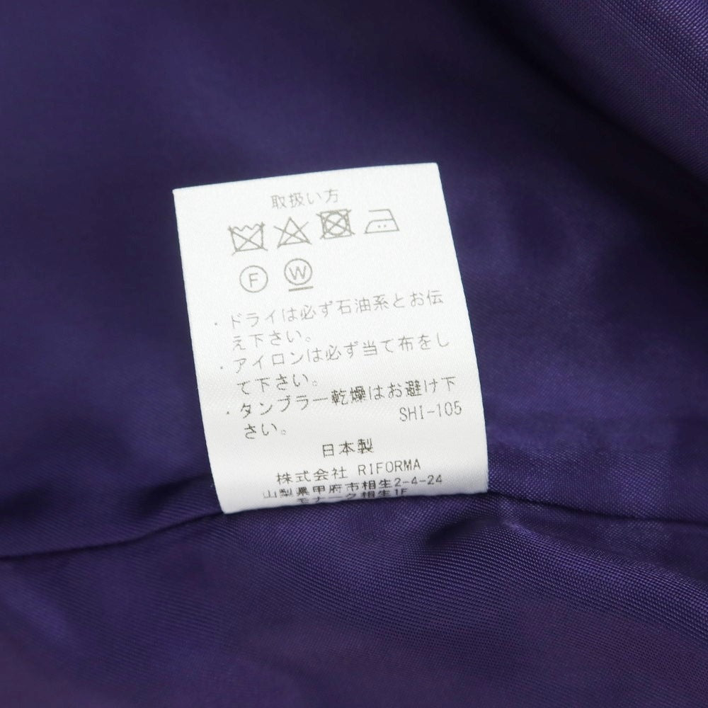 【中古】イガラシトラウザーズ 五十嵐 IGARASHI TROUSERS Ignore ポリエステル チェスターコート ダークパープル【 オーダー品（M位） 】【 状態ランクB 】【 メンズ 】
[APD]