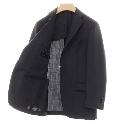 【中古】リングヂャケット RING JACKET モヘヤウール テーラードジャケット ダークネイビー【 44 】【 状態ランクC 】【 メンズ 】