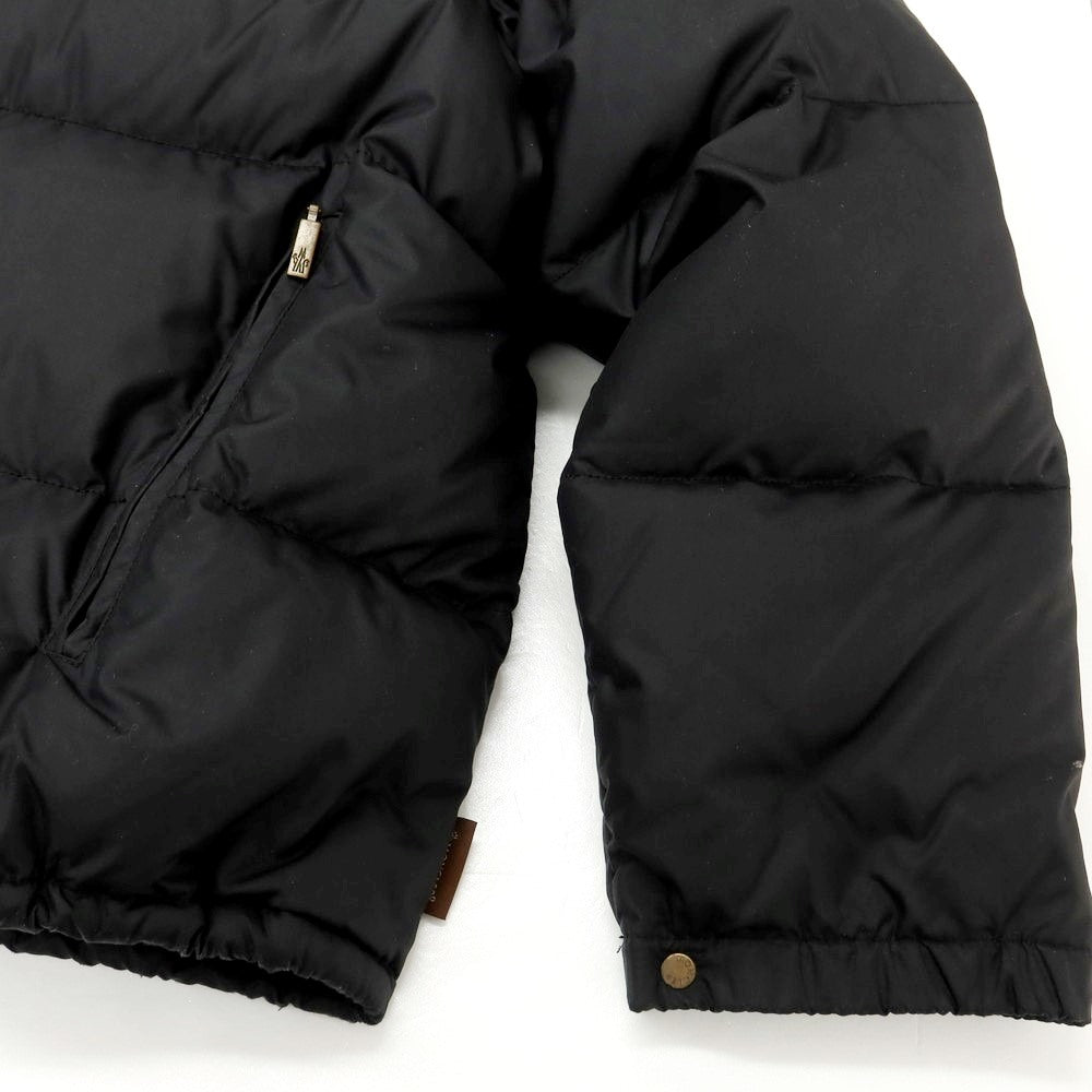 【中古】モンクレール MONCLER ポリエステル ダウンジャケット ブラック【 1 】【 状態ランクC 】【 メンズ 】