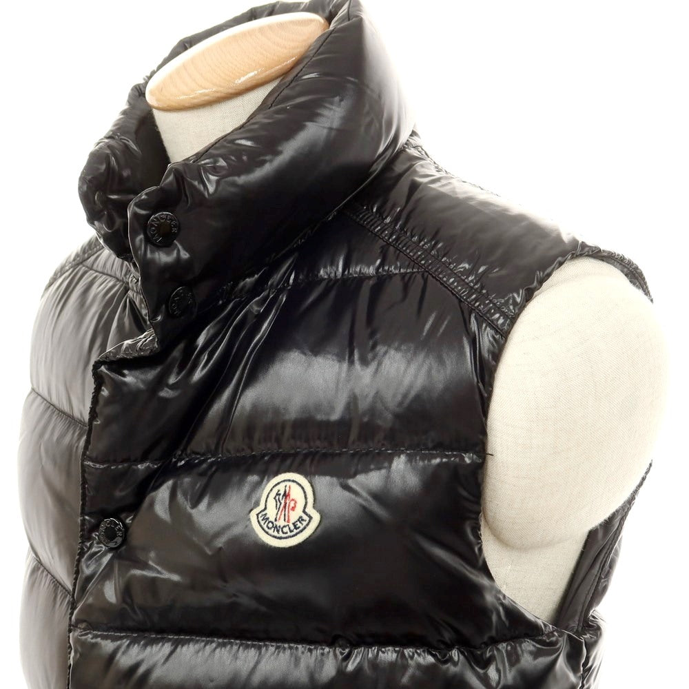 【中古】モンクレール MONCLER シャイニーナイロン TIB GILET ダウンベスト ブラック【 状態ランクB 】【 メンズ 】