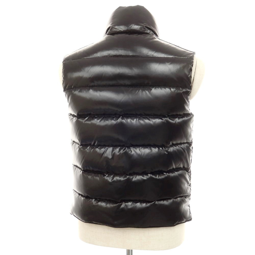 【中古】モンクレール MONCLER シャイニーナイロン TIB GILET ダウンベスト ブラック【 状態ランクB 】【 メンズ 】