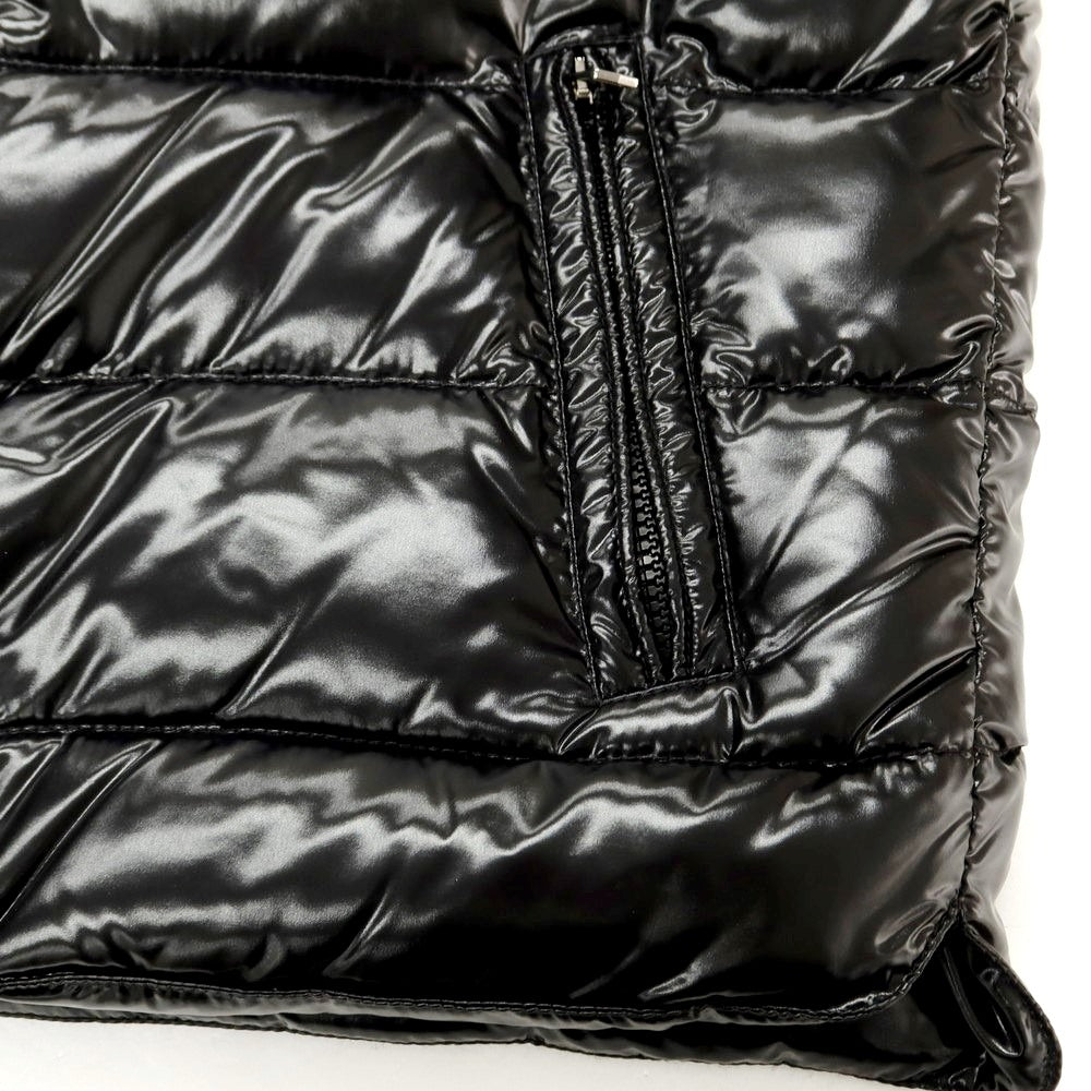 【中古】モンクレール MONCLER シャイニーナイロン TIB GILET ダウンベスト ブラック【 状態ランクB 】【 メンズ 】