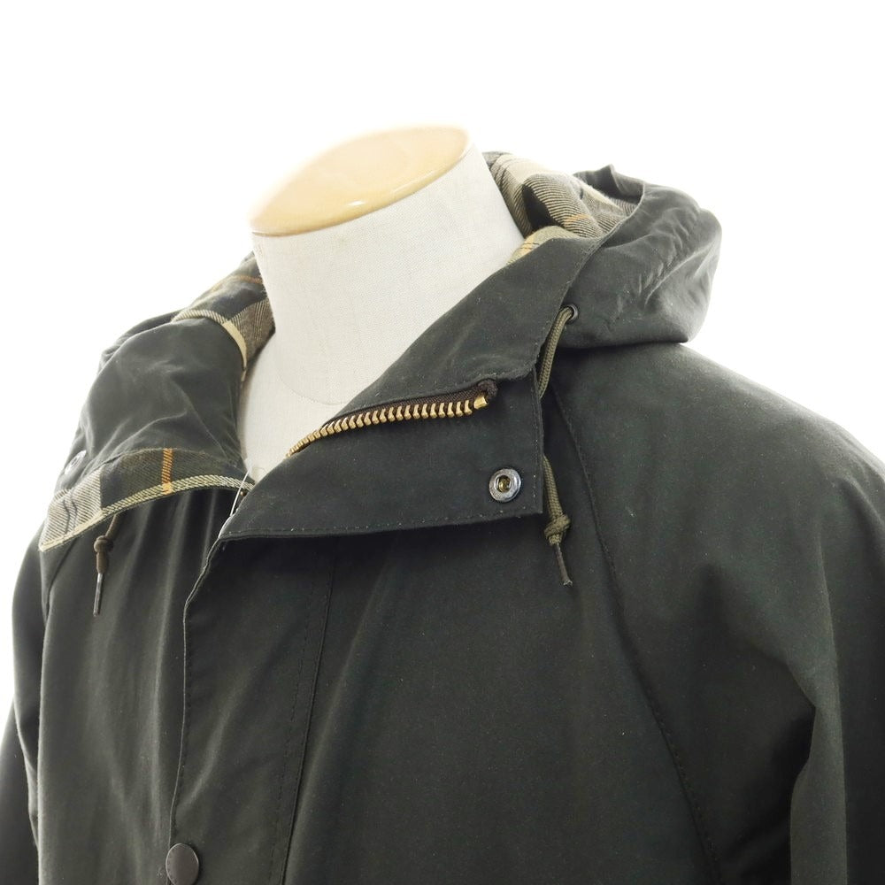 【中古】バブアー Barbour オイルドコットン フーデッドコート オリーブ【 36 】【 状態ランクB 】【 メンズ 】 [EPD]