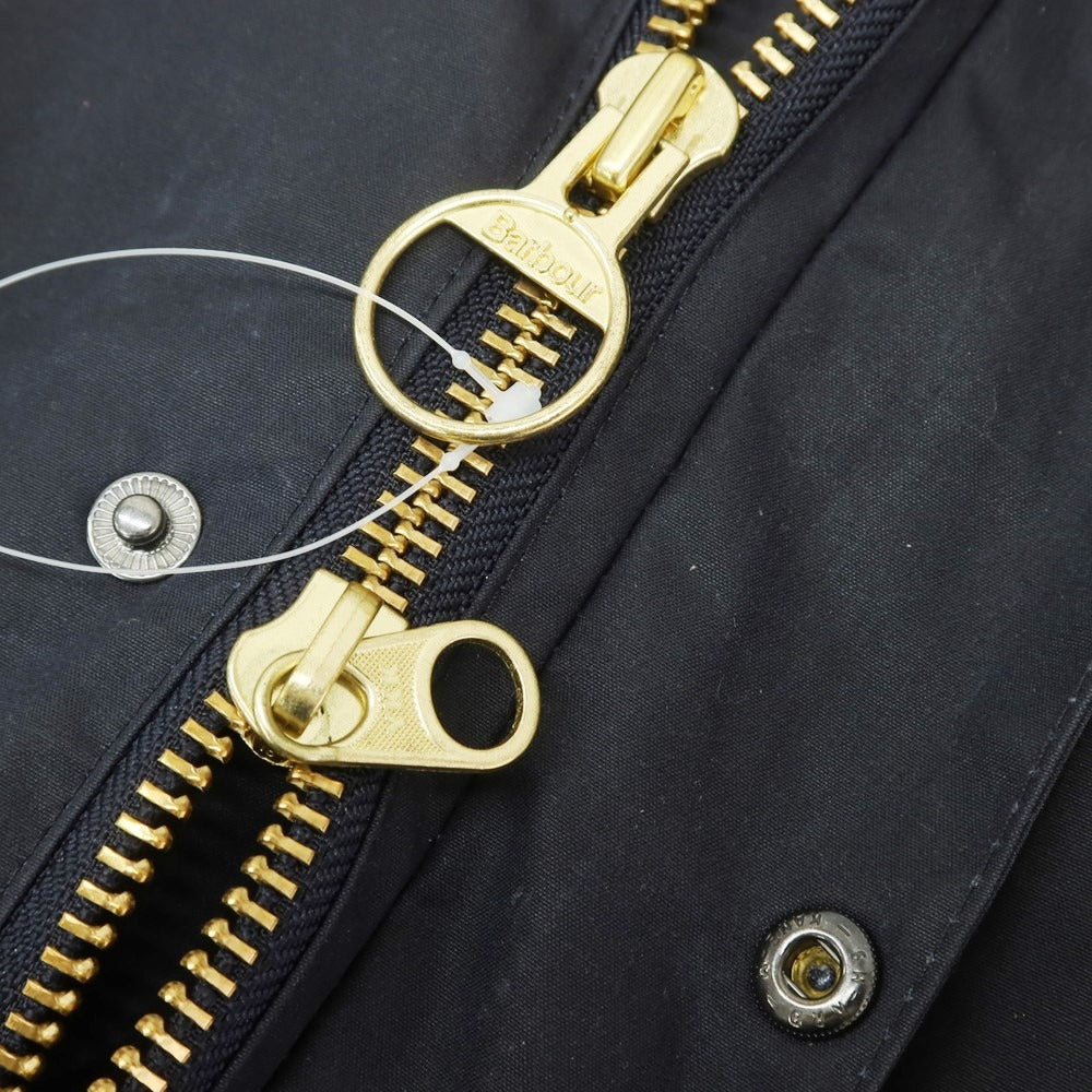 【中古】バブアー Barbour オイルドコットン フーデッドコート ダークネイビー【 36 】【 状態ランクB 】【 メンズ 】 [EPD]
