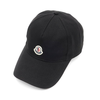 【中古】モンクレール MONCLER コットンツイル 6パネル キャップ ブラック【 状態ランクA 】【 メンズ 】