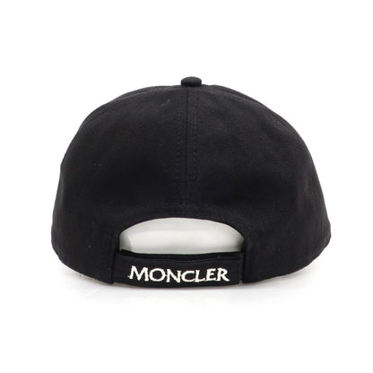 【中古】モンクレール MONCLER コットンツイル 6パネル キャップ ブラック【 状態ランクA 】【 メンズ 】