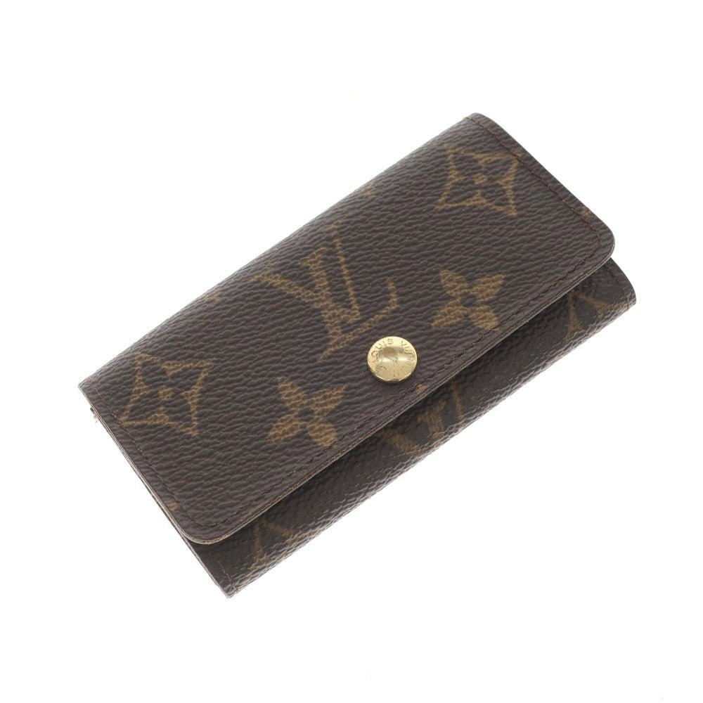 【中古】ルイ ヴィトン LOUIS VUITTON ミュルティクレ4 M69517 キーケース ブラウン【 状態ランクD 】【 メンズ 】