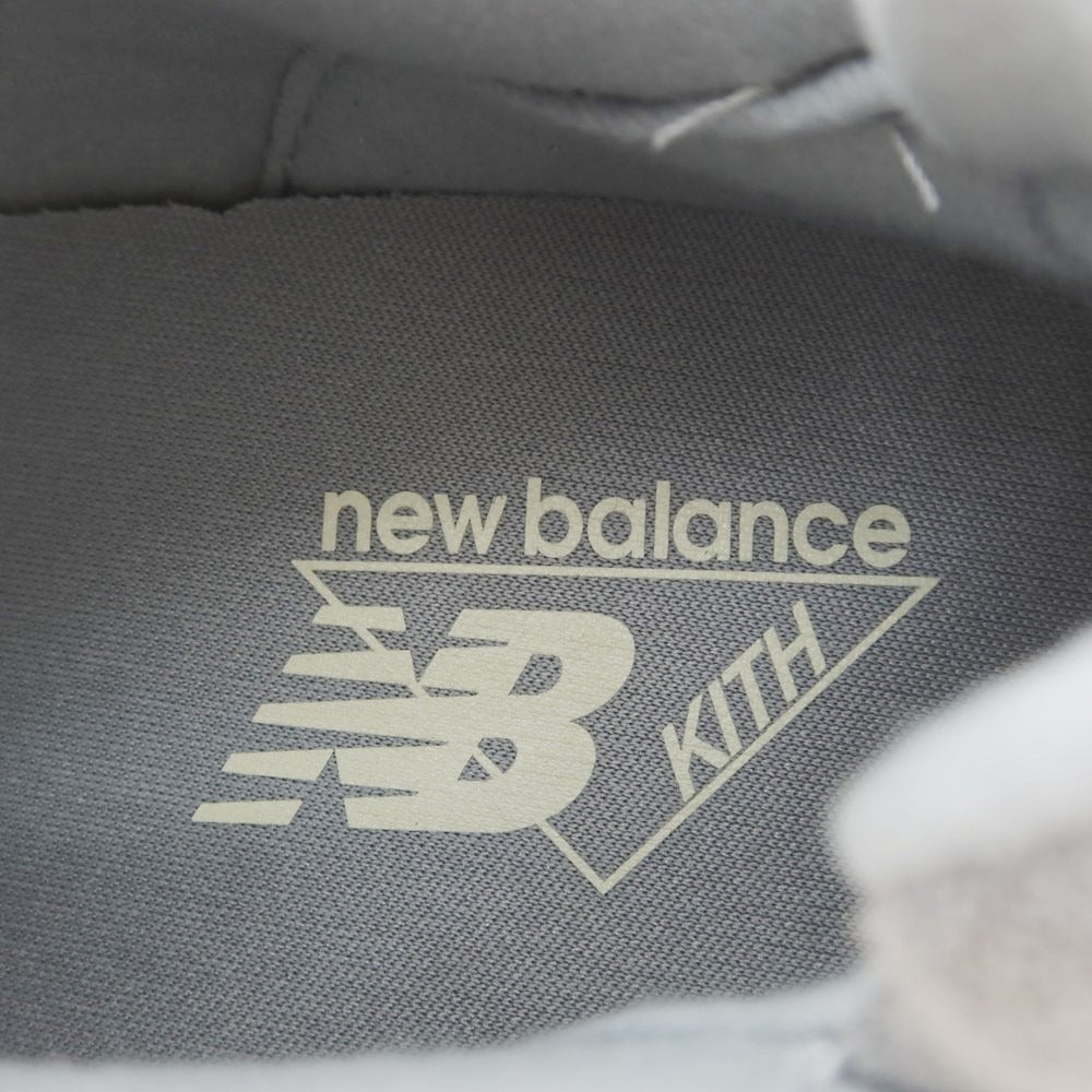 【中古】【未使用】キス KITH × NEW BALANCE 2024年秋冬 M1000KQ スエード スニーカー ライトブルー【 27cm 】【 状態ランクS 】【 メンズ 】