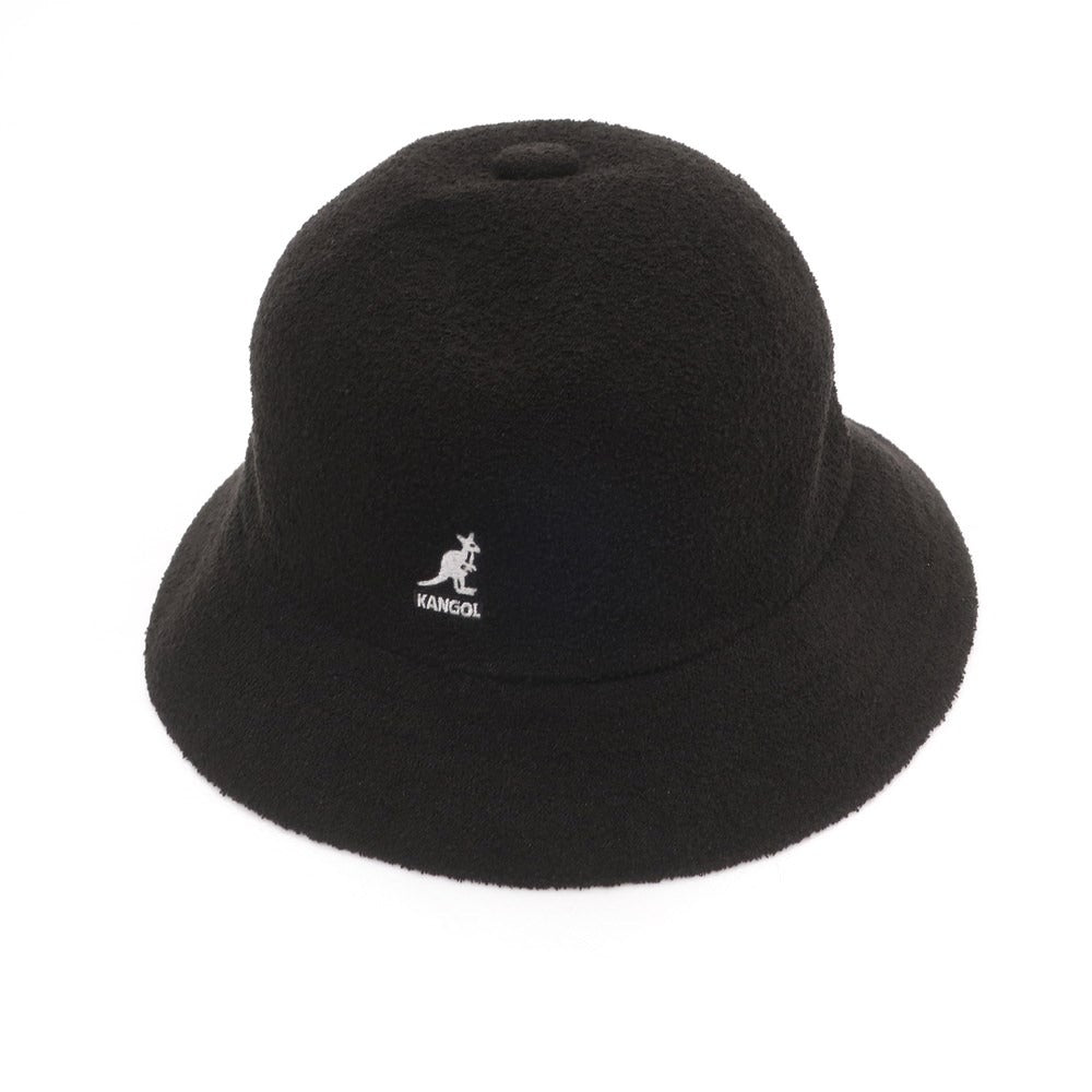 【中古】ワイルドサイド ヨウジヤマモト WILDSIDE YOHJI YAMAMOTO × KANGOL ベルハット ブラック【 XL 】【 状態ランクA 】【 メンズ 】