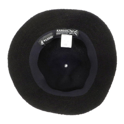 【中古】ワイルドサイド ヨウジヤマモト WILDSIDE YOHJI YAMAMOTO × KANGOL ベルハット ブラック【 XL 】【 状態ランクA 】【 メンズ 】