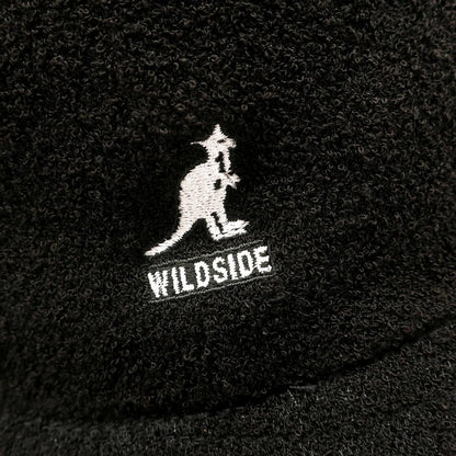 【中古】ワイルドサイド ヨウジヤマモト WILDSIDE YOHJI YAMAMOTO × KANGOL ベルハット ブラック【 XL 】【 状態ランクA 】【 メンズ 】