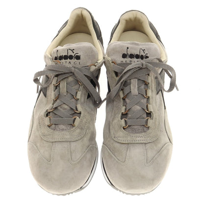 【中古】ディアドラ Diadora HERITAGE EQUIPE スエード スニーカー グレー【 28cm 】【 状態ランクB 】【 メンズ 】