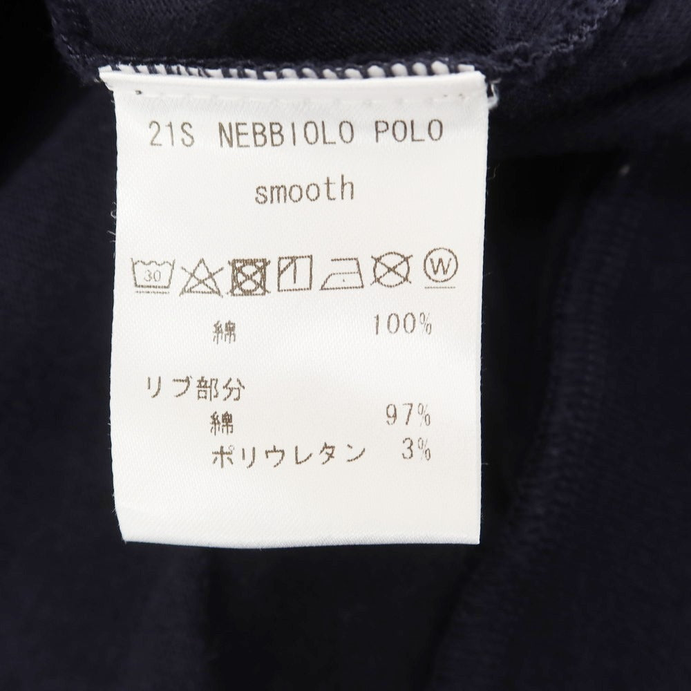 【中古】アンティーチポ　アンティチポ ANTICIPO コットン 半袖ポロシャツ ダークネイビー【 44 】【 状態ランクB 】【 メンズ 】