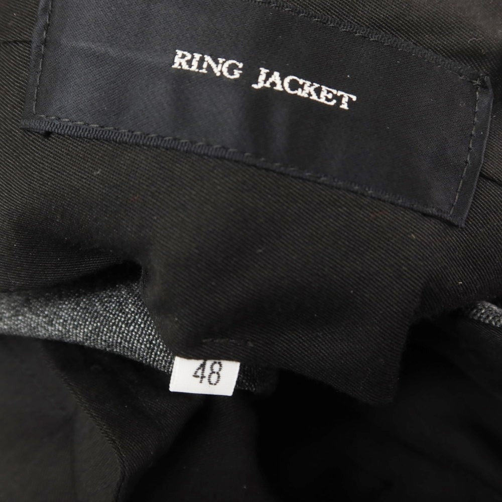 【中古】リングヂャケット RING JACKET ウール ドレススラックスパンツ グレー【 48 】【 状態ランクC 】【 メンズ 】