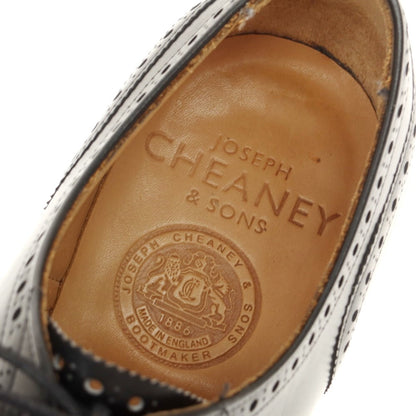 【中古】チーニー CHEANEY EDWARD カーフ ウイングチップ ドレスシューズ ブラック【 6F 】【 状態ランクB 】【 メンズ 】