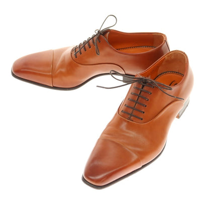 【中古】サントーニ Santoni カーフ ストレートチップ ドレスシューズ ブラウン【 5 】【 状態ランクB 】【 メンズ 】