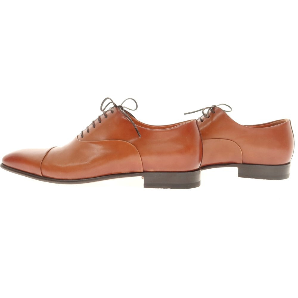 【中古】サントーニ Santoni カーフ ストレートチップ ドレスシューズ ブラウン【 5 】【 状態ランクB 】【 メンズ 】