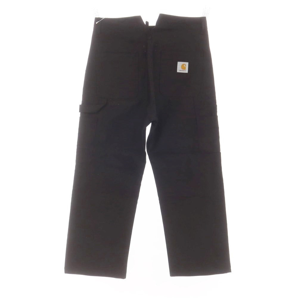 【中古】【未使用】ジュンヤワタナベ マン JUNYA WATANABE MAN × CARHARTT 2024年秋冬 コットン ペインター ワークパンツ ブラック【 XS 】【 状態ランクS 】【 メンズ 】