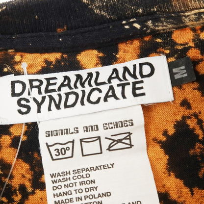 【中古】ドリームランドシンジケート DREAMLAND SYNDICATE コットン クルーネック 半袖Ｔシャツ ブラックxオレンジ【 M 】【 状態ランクB 】【 メンズ 】