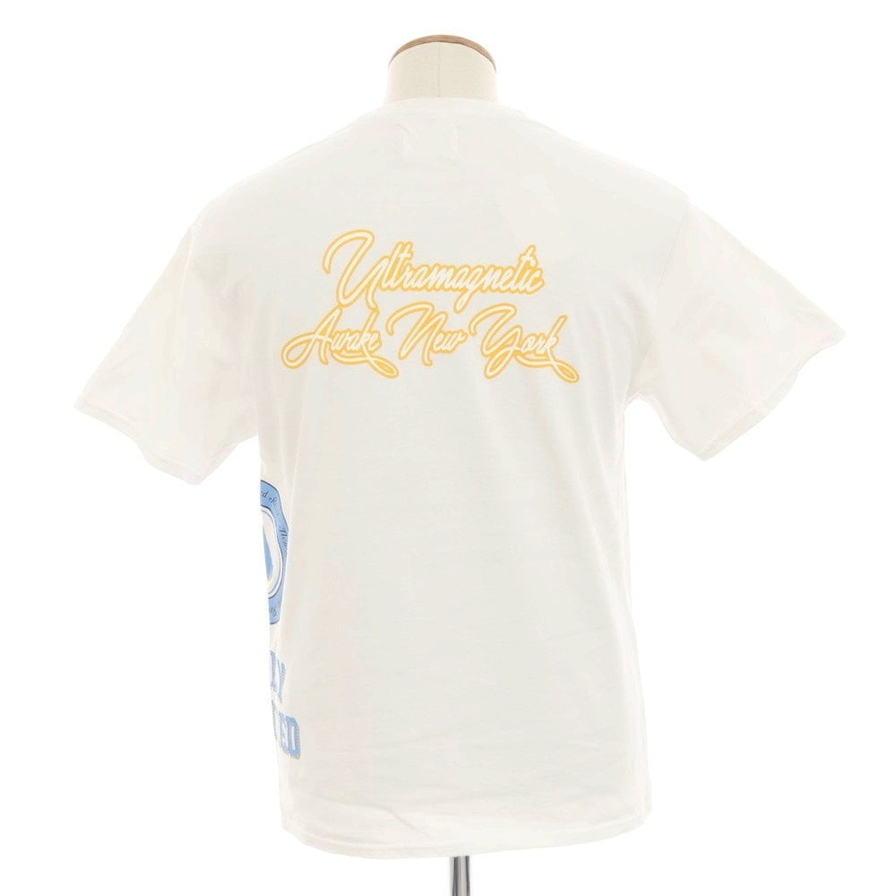 【中古】アウェイクニューヨーク Awake NY コットン クルーネック 半袖Ｔシャツ ホワイト【 M 】【 状態ランクC 】【 メンズ 】