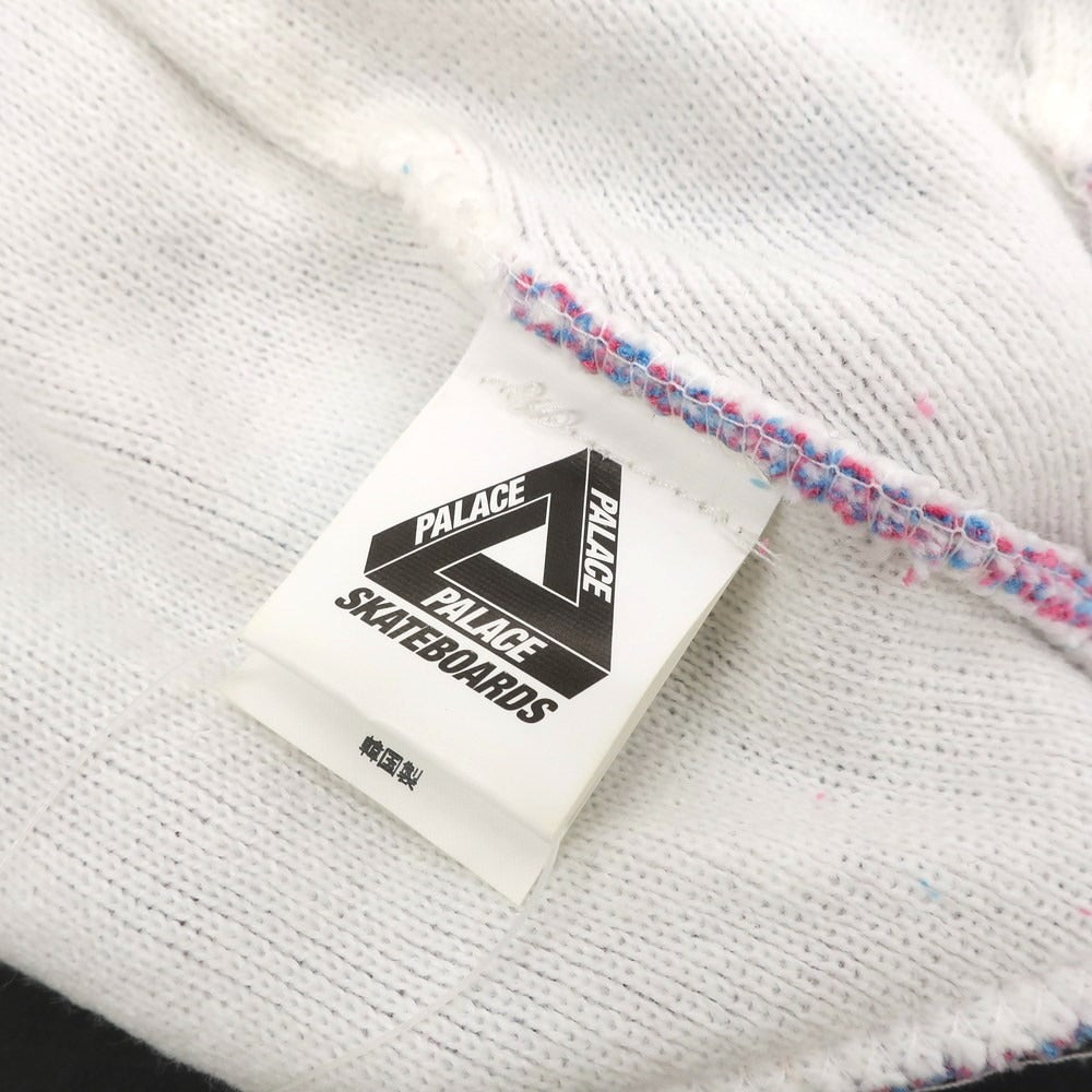 【中古】パレス スケートボード PALACE SKATEBOARDS アクリル ニットキャップ ホワイトxピンク【 状態ランクB 】【 メンズ 】