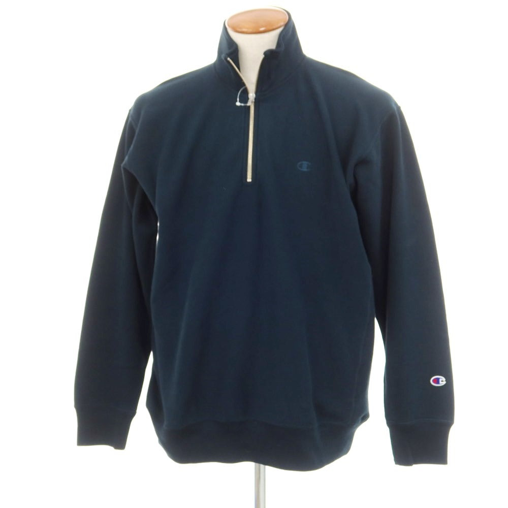 【中古】チャンピオン Champion URBAN RESEARCH別注 コットン系 ハーフジップ スウェット ネイビー系【サイズM】【NVY】【A/W】【状態ランクA】【メンズ】
[BPD]