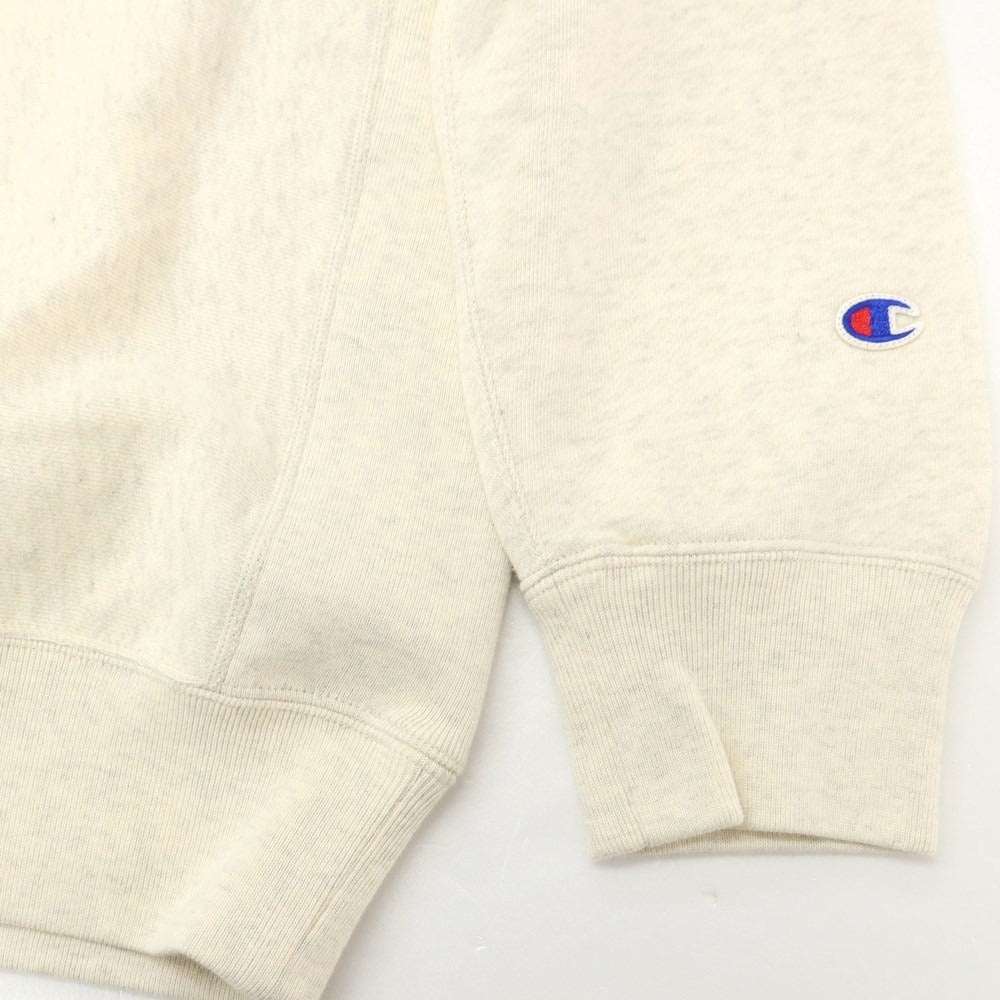 【中古】チャンピオン Champion URBAN RESEARCH別注 コットン系 ハーフジップ スウェット オートミール【サイズM】【BEI】【A/W】【状態ランクA】【メンズ】