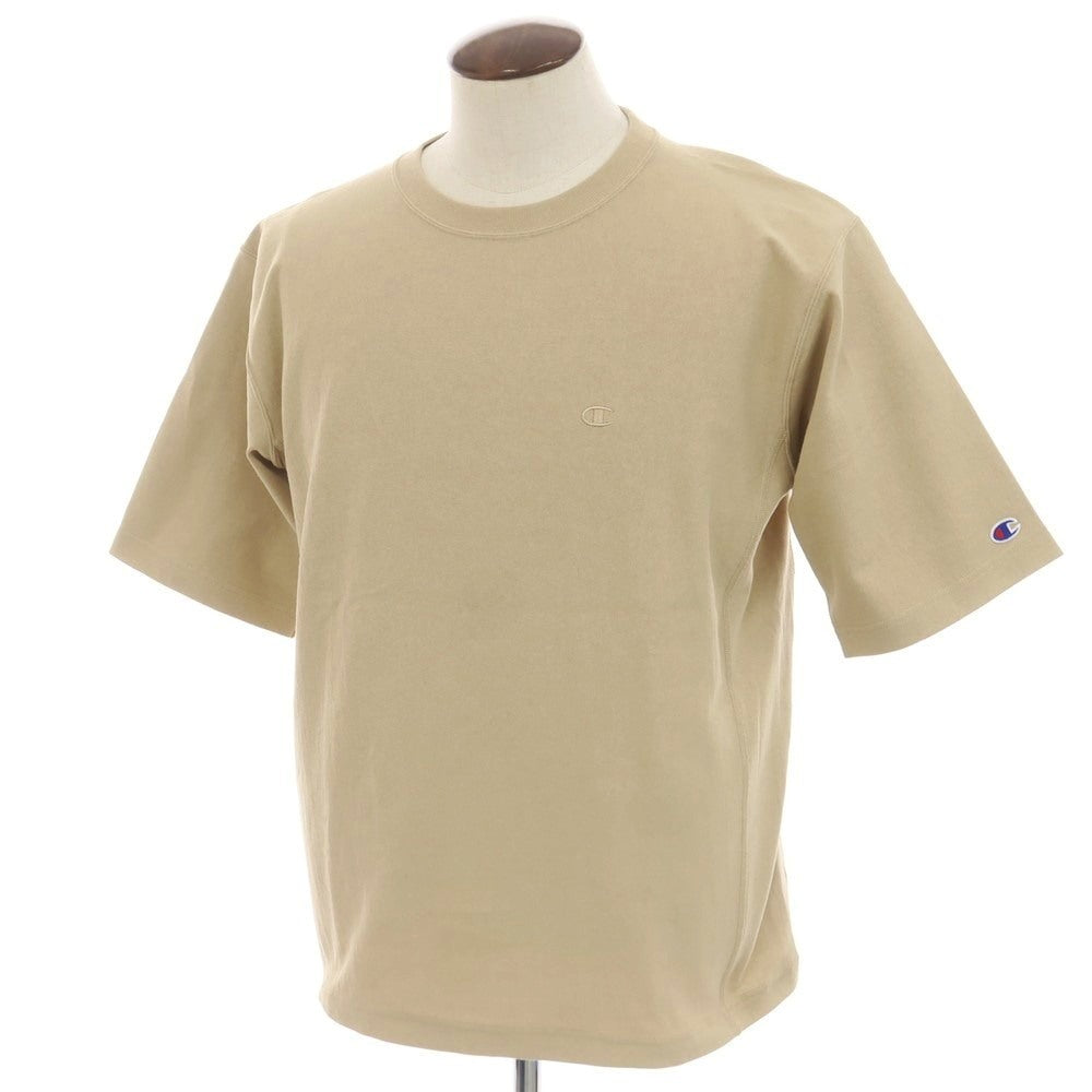 【中古】【未使用】チャンピオン Champion URBAN RESEARCH別注 コットン リバースウィーブ型 クルーネック 半袖Ｔシャツ ベージュ【 L 】【 状態ランクS 】【 メンズ 】