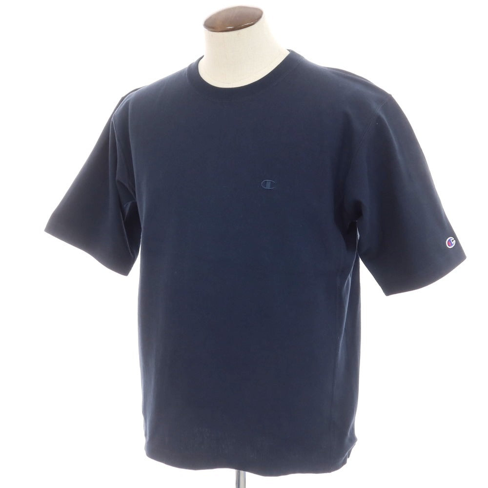 【中古】【未使用】チャンピオン Champion URBAN RESEARCH別注 コットン リバースウィーブ型 クルーネック 半袖Ｔシャツ ネイビー【 L 】【 状態ランクS 】【 メンズ 】