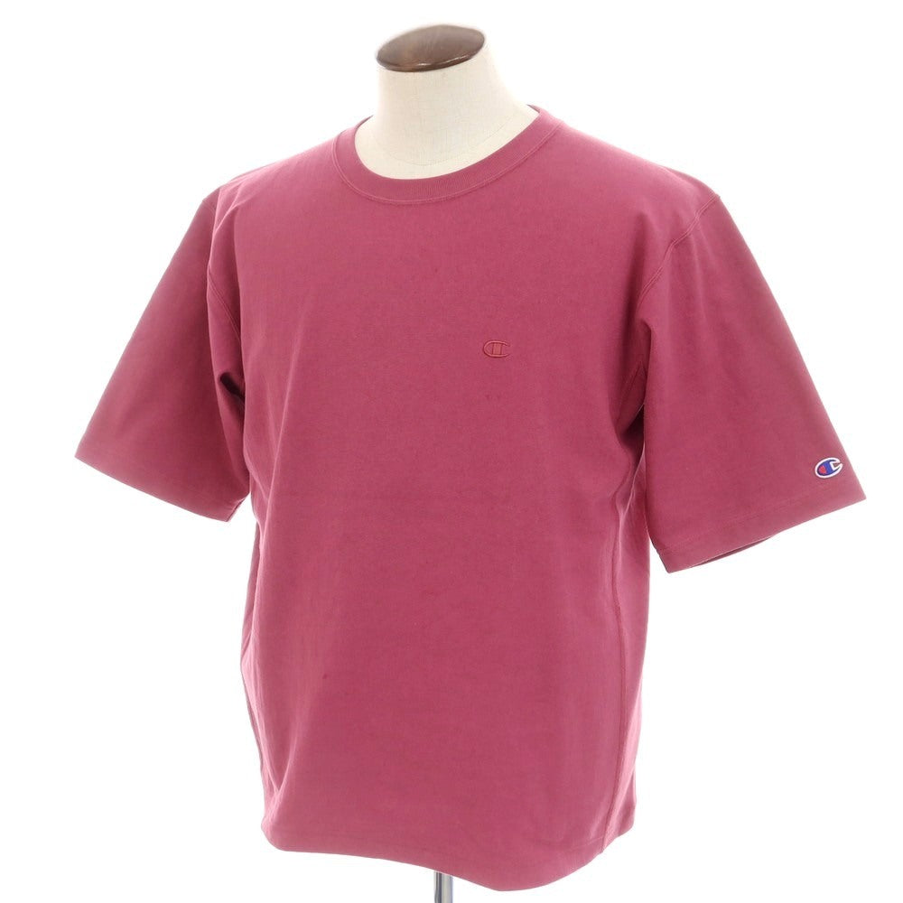 【中古】【未使用】チャンピオン Champion URBAN RESEARCH別注 コットン リバースウィーブ型 クルーネック 半袖Ｔシャツ ピンク系【 L 】【 状態ランクS 】【 メンズ 】