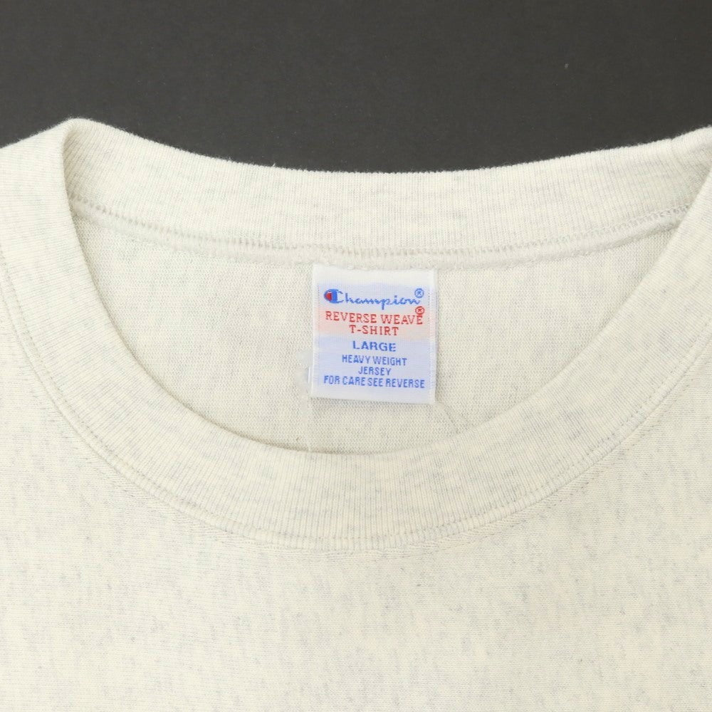 【中古】【未使用】チャンピオン Champion URBAN RESEARCH別注 コットン リバースウィーブ型 クルーネック 半袖Ｔシャツ オートミール【 L 】【 状態ランクS 】【 メンズ 】