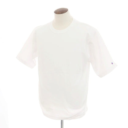 【中古】チャンピオン Champion URBAN RESEARCH別注 コットン系 リバースウィーブ型 クルーネック 半袖Ｔシャツ ホワイト【 L 】【 状態ランクA 】【 メンズ 】