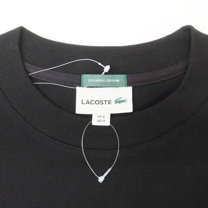 【中古】ラコステ LACOSTE URBAN RESEARCH別注 コットン系 鹿の子 クルーネック 半袖Ｔシャツ ブラック【 4 】【 状態ランクA 】【 メンズ 】