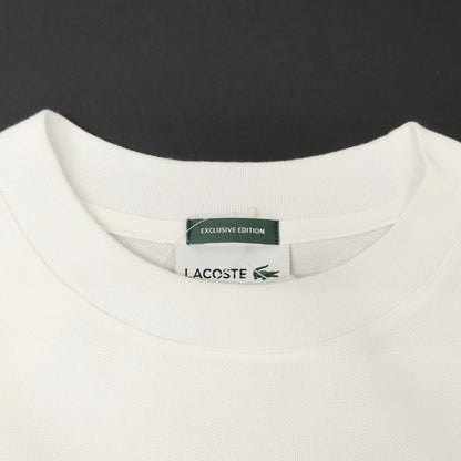 【中古】ラコステ LACOSTE URBAN RESEARCH別注 コットン系 鹿の子 クルーネック 半袖Ｔシャツ ホワイト【 4 】【 状態ランクA 】【 メンズ 】