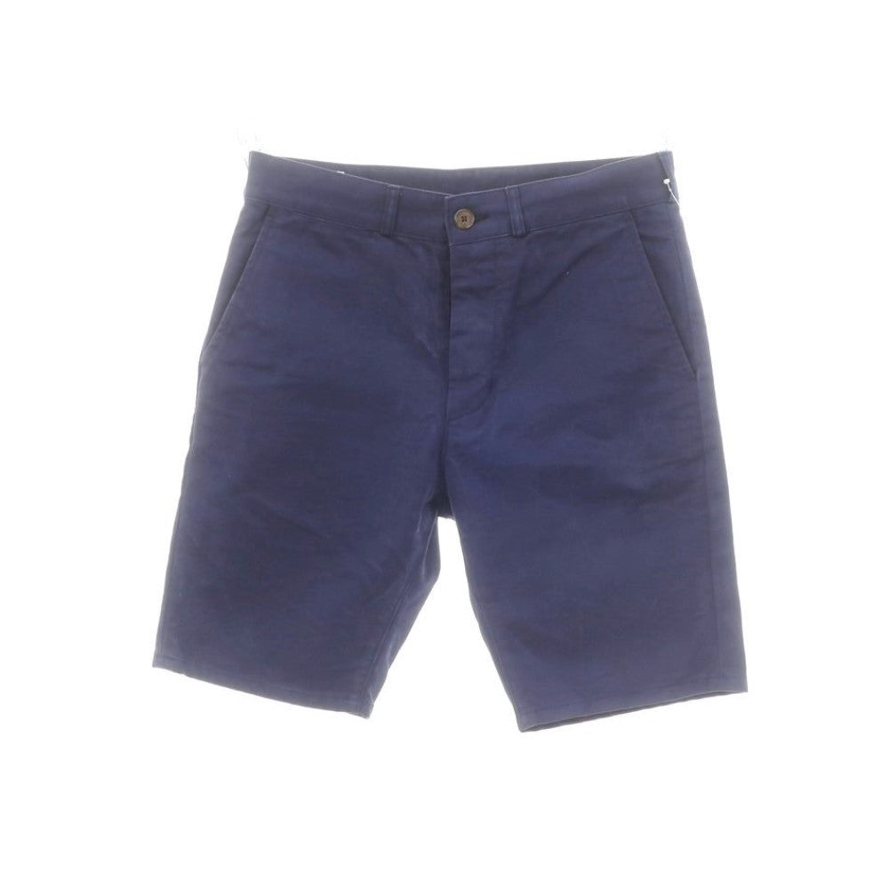 【中古】メゾンキツネ MAISON KITSUNE ツイルコットン ショートパンツ ネイビー【 28 】【 状態ランクC 】【 メンズ 】