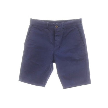 【中古】メゾンキツネ MAISON KITSUNE ツイルコットン ショートパンツ ネイビー【 28 】【 状態ランクC 】【 メンズ 】