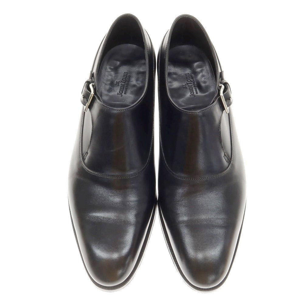 【中古】ジョンロブ John Lobb 伊勢丹10周年 シングルモンクストラップ ドレスシューズ ダークネイビー【 7E 】【 状態ランクA 】【 メンズ 】