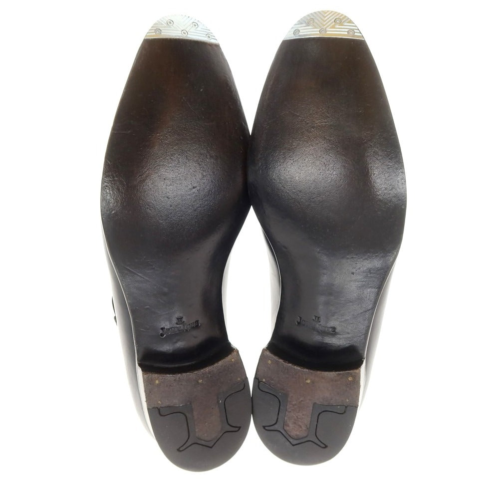 【中古】ジョンロブ John Lobb 伊勢丹10周年 シングルモンクストラップ ドレスシューズ ダークネイビー【 7E 】【 状態ランクA 】【 メンズ 】