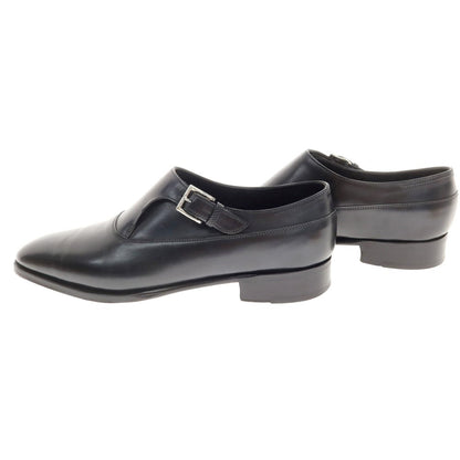 【中古】ジョンロブ John Lobb 伊勢丹10周年 シングルモンクストラップ ドレスシューズ ダークネイビー【 7E 】【 状態ランクA 】【 メンズ 】