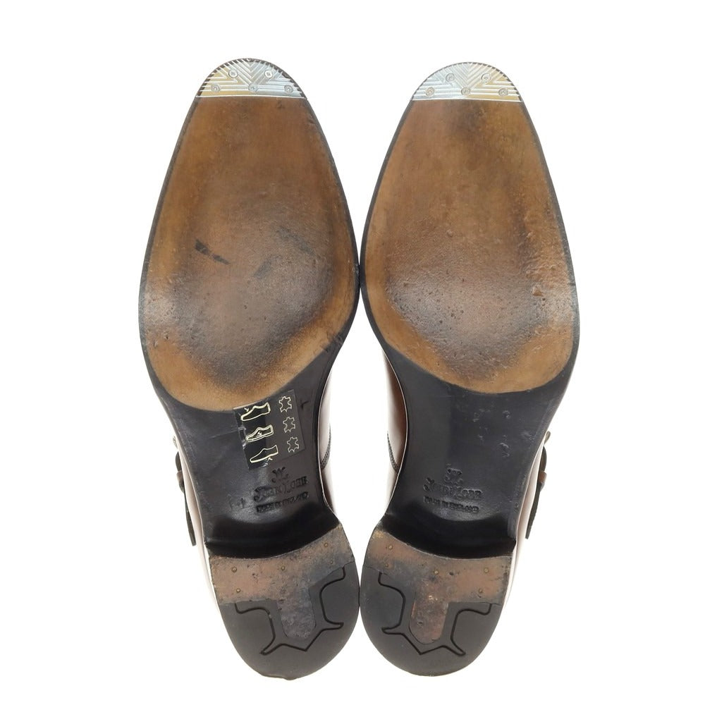 【中古】ジョンロブ John Lobb JERMYN II シングルモンクストラップ ドレスシューズ ブラウン【 6E 】【 状態ランクA 】【 メンズ 】